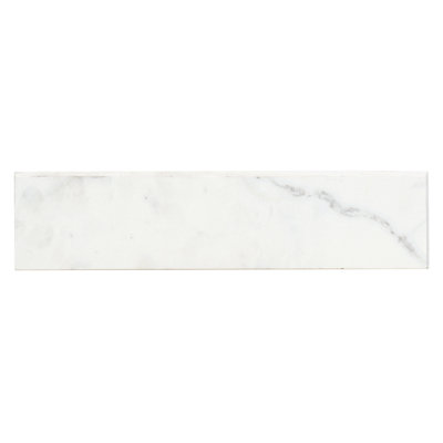 Carreau de faïence en porcelaine 12 po x 3 po Classic Statuarietto