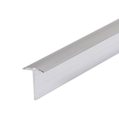 Moulure en T en aluminium à finition moulinée Outwater 1/2 po, longueur 72 po (paquet de 18)