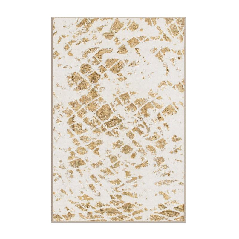 Abstract Indoor Rug, Rectangle 5' x 7'
