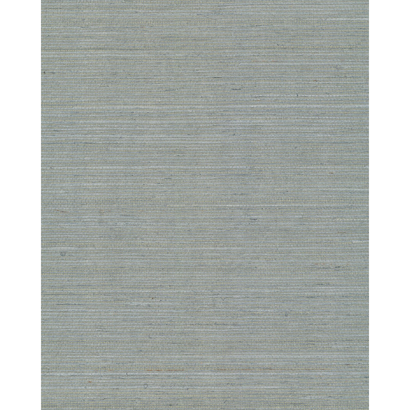 Natural Sisal Peel and Stick Grasscloth Wallpaper, Slate