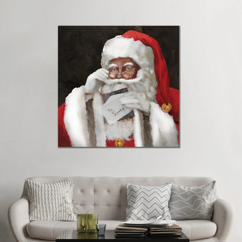 «A Note To Santa», reproduction d'art sur toile tendue, H 48 po x l 48 po, Toile tendue, Ne s’applique pas