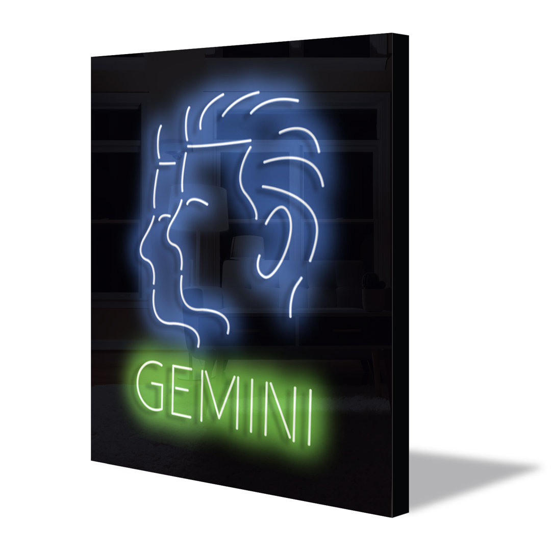 Neon Sign Light Gemini Home/Wall Decor