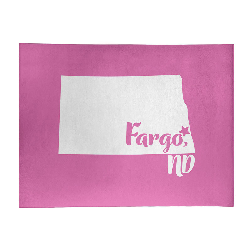 Tapis de poly-chenille fargo north dakota, Rectangle 8 pi x 10 pi