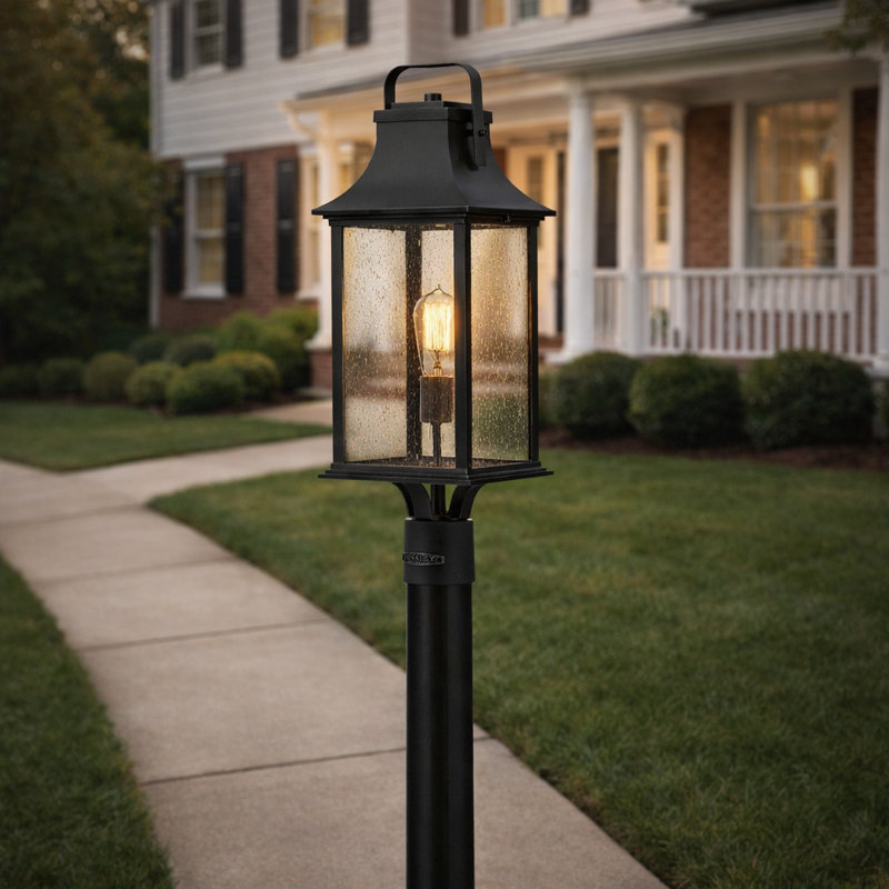 Grant 1-Light Lantern Head, Textured Black