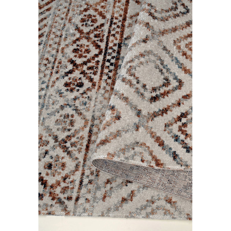 Foxborough Geometric Shapes Machine Made Indoor / Outdoor Area Rug, Rectangle 190 x 290cm