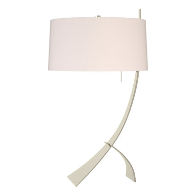 Stasis 28.3" Metallic Arched Table Lamp