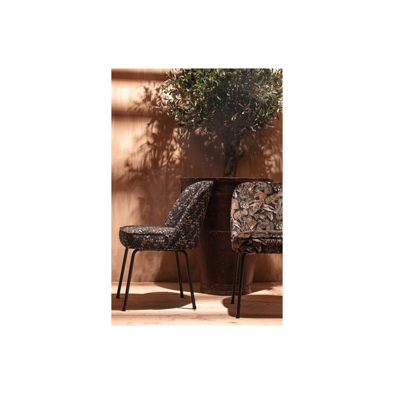 50cm H Velvet Upholstered Side Chair