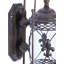 Lampe murale en verre avec bougie simple
