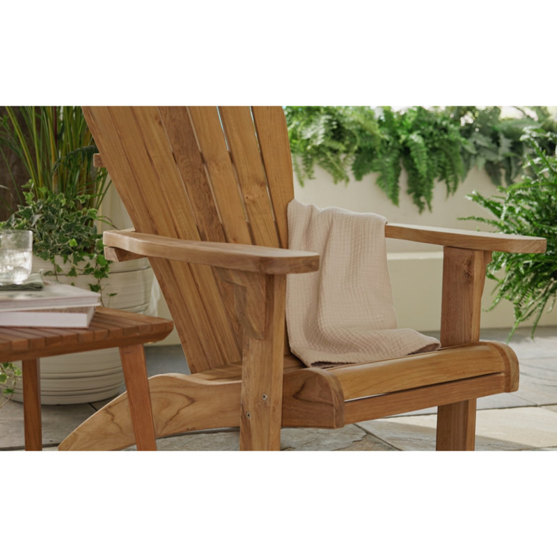Chaise Adirondack en teck Avenya
