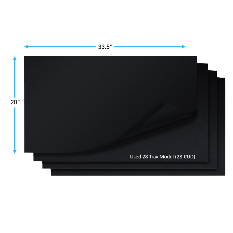 20 X 33.5 Non-Stick Solid Mats - 28 Pack Bundle