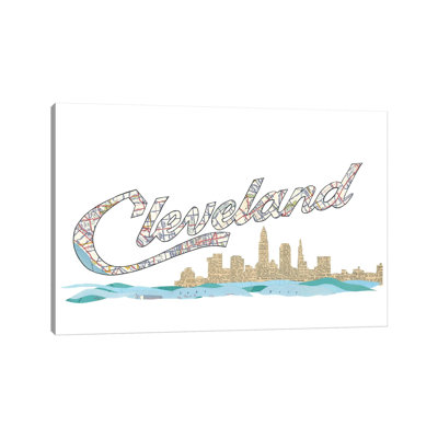 " Cleveland Script Skyline " by Paper Cutz