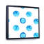 Pois bleu clair - peinture sur toile-67438702-67438703