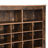 Sleek Design 24 Shoe Cubby Console, Modern Shoe Cabinet With Curved Base-1184851155