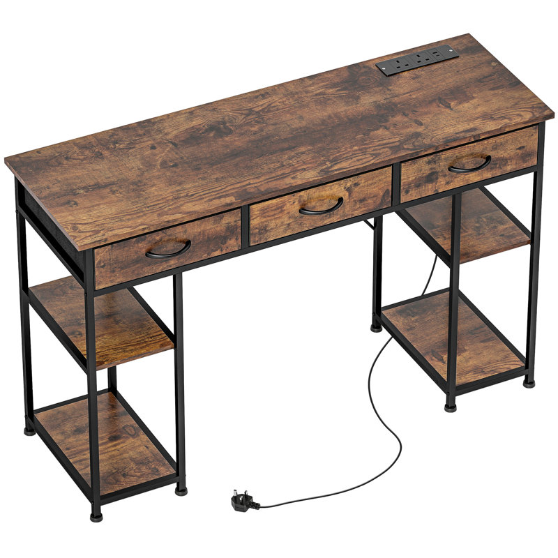 Metal Base Computer Desk