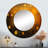 Amber Asteroids Solar System Space - Our Solar System Round Mirror Wall Decor_MTMIR117595-99623248