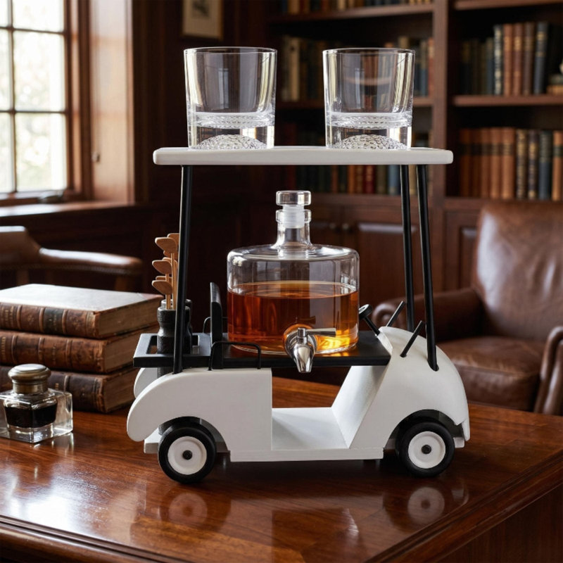 Ensemble de distributeur de carafe à whisky Back Nine