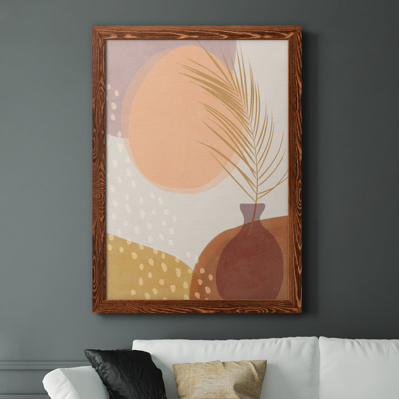 Sedona Sunset - Peinture sur toile encadrée, H 44 po x l 31 po x P 1 po, Cadre en érable