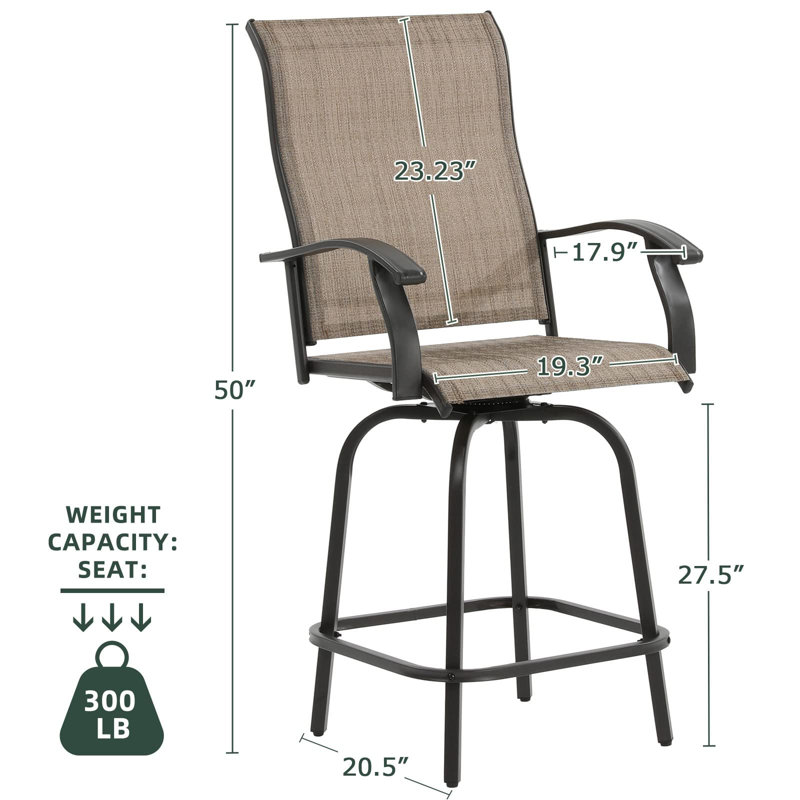 Tabouret de bar 24,7 po Leitersburg