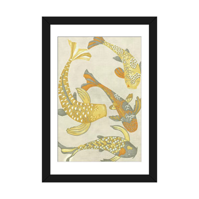 « golden koi i », impression sur toile