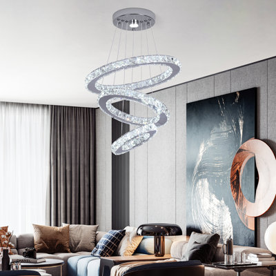 Malena 3 - Light Crystal LED Chandelier
