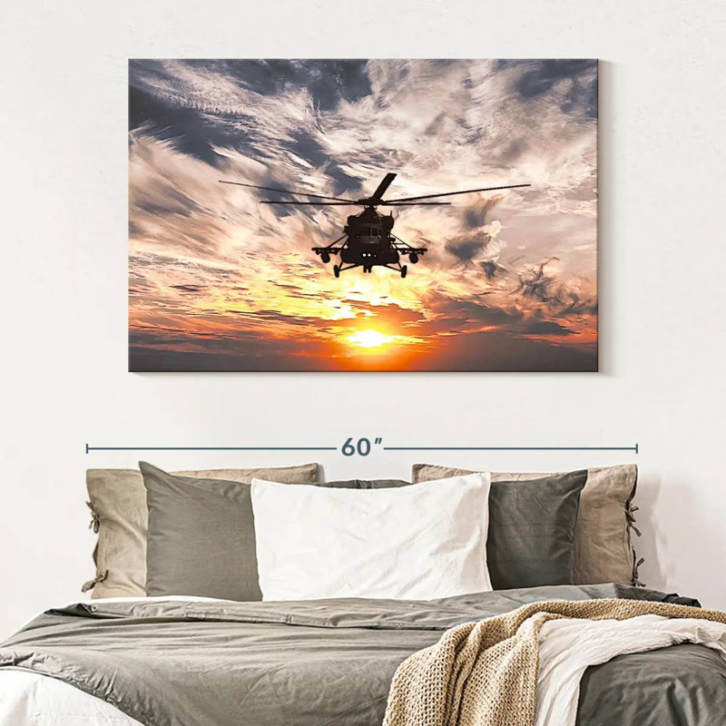 Mait Navy Helicopter, 34" H x 51" W