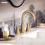 Moen Ronan Two-Handle Widespread Modern Bathroom Faucet, Valve Included-94376709