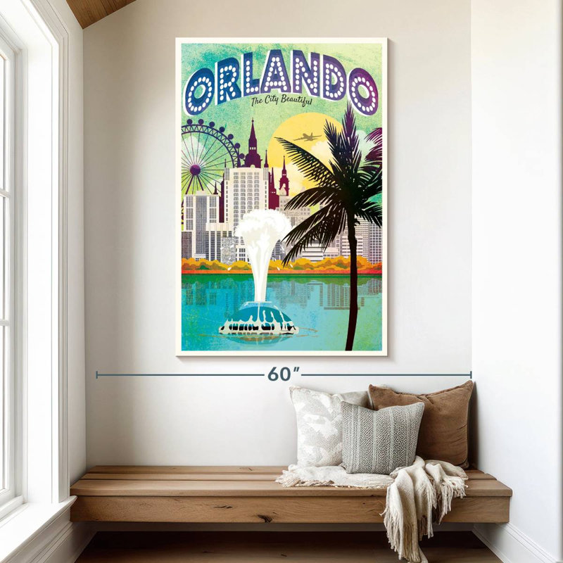 Orlando, 51" H x 34" W