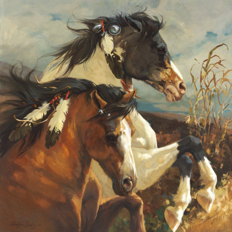 Wind Voyager by Carolyne Hawley - Wrapped Canvas Painting, 91cm H x 91cm W