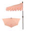 Parasol d'extérieur à rebord incliné 108 po Ellette Indie-2013133859-2013133861