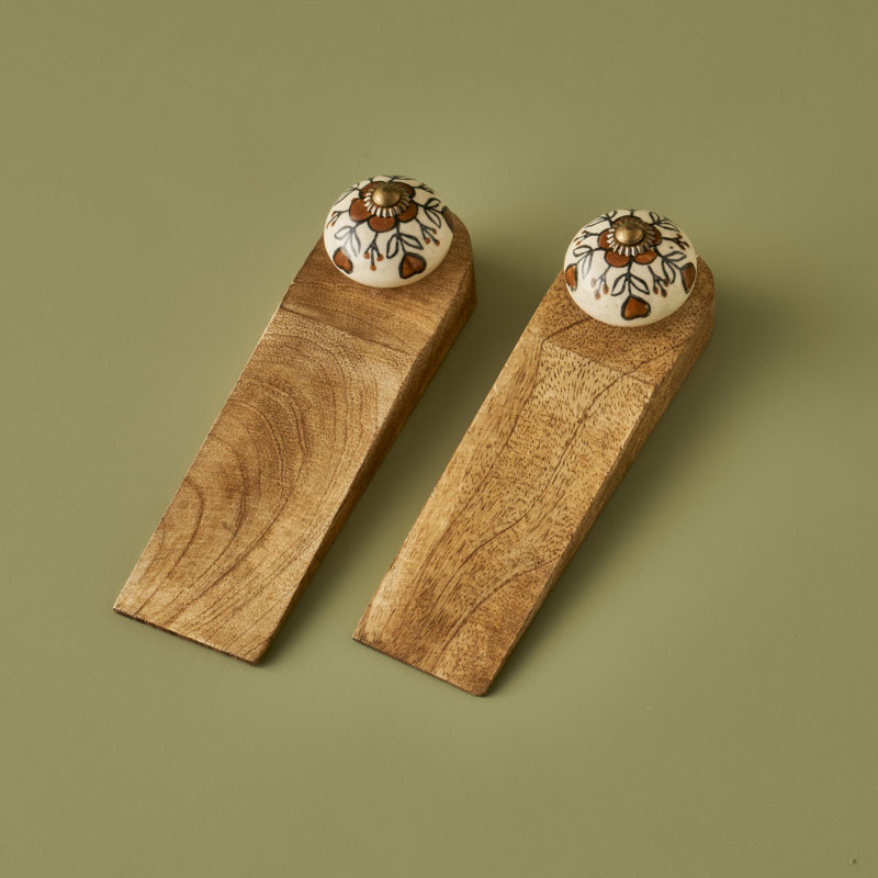 Bouchon de porte en bois de manguier Hermosa