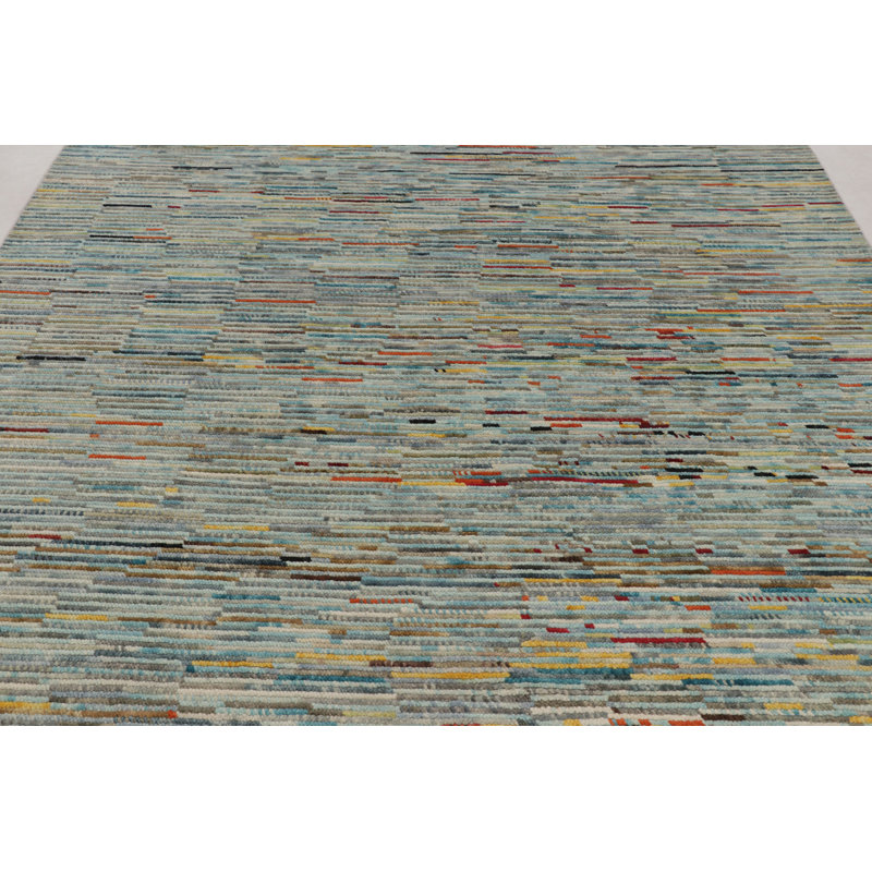 Modern One-of-a-Kind 8'0X10'5 Hand Knotted Area Rug