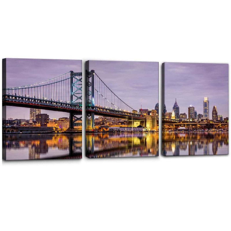 3 Piece Wrapped Canvas Wall Art