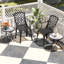 Round Glass Outdoor Coffee Table - 46 cm W 46 cm D