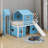 Full Size Loft Bed With Tower-316824615