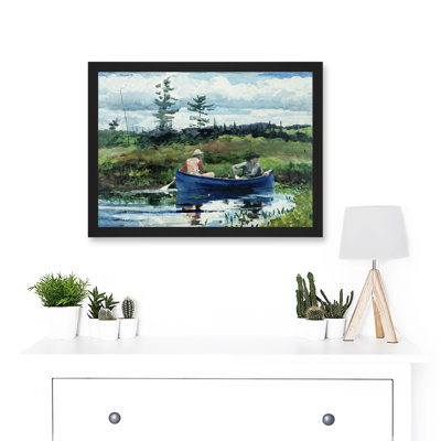 Winslow Homer The Blue Boat - Single Picture Frame Painting