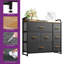 Eriska Steel Frame Chest of Drawers bedroom drawers with 7 Drawers & Wood Top-631680388