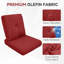 Coussins de remplacement pour meubles d'extérieur 24 po x 22 po Carolina-123628614-123628620