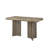 English Knotty Oak Double Pedestal Table
