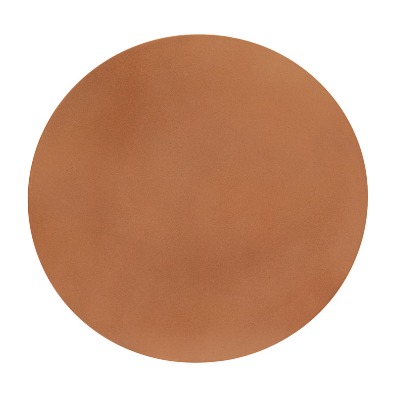 Hourglass Accent Stool, Terracotta