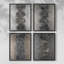 «Stacked Halos I», ensemble de 4 reproductions encadrées-1390800347-1390800346