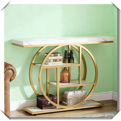 Table d'appoint étroite en bois polyvalente, élégante et polyvalente