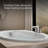 Sunward 60" x 42" Drop In Soaking Bathtub-2382264
