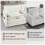 Fauteuil modulaire à 1 tiroir en chenille l 41,73 po x P 33,86 po SKYMALL-129382123-129382126