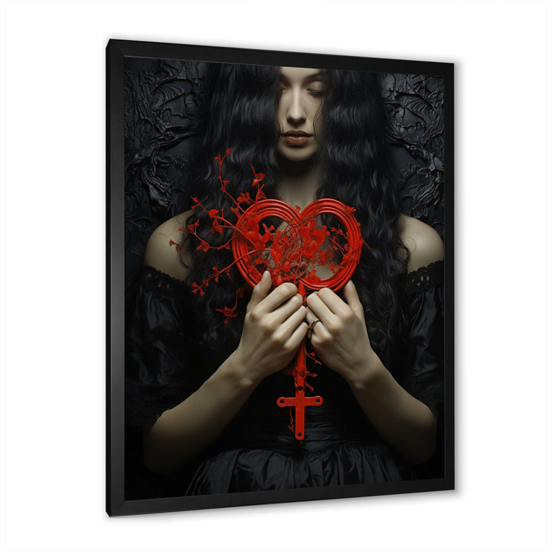 Impression de toile sur toile, Cadre photo noir, H 20 po x l 12 po x P 1 po