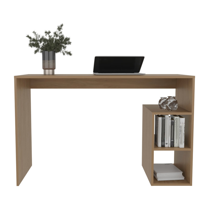 Bureau 47 po avec finition en chêne naturel - Rehaussez le décor de votre bureau personnel
