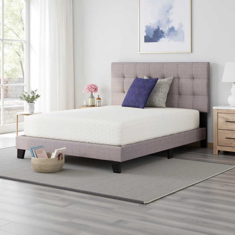 Jeny Mattress, Memory Foam, Stretch Cover, Twin, 10 inch