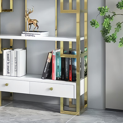 A light luxury and elegant bookcase