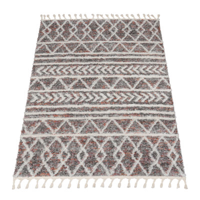Schrang Rectangle Geometric Area Rug
