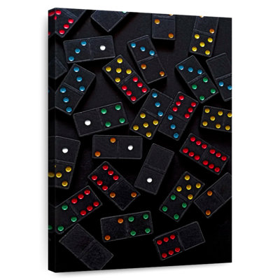 Senne Scattered Dominoes On Table