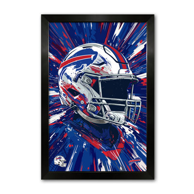 Impression encadrée NFL Tampa Bay Buccaneers Hyper Helmet 27" x 39"